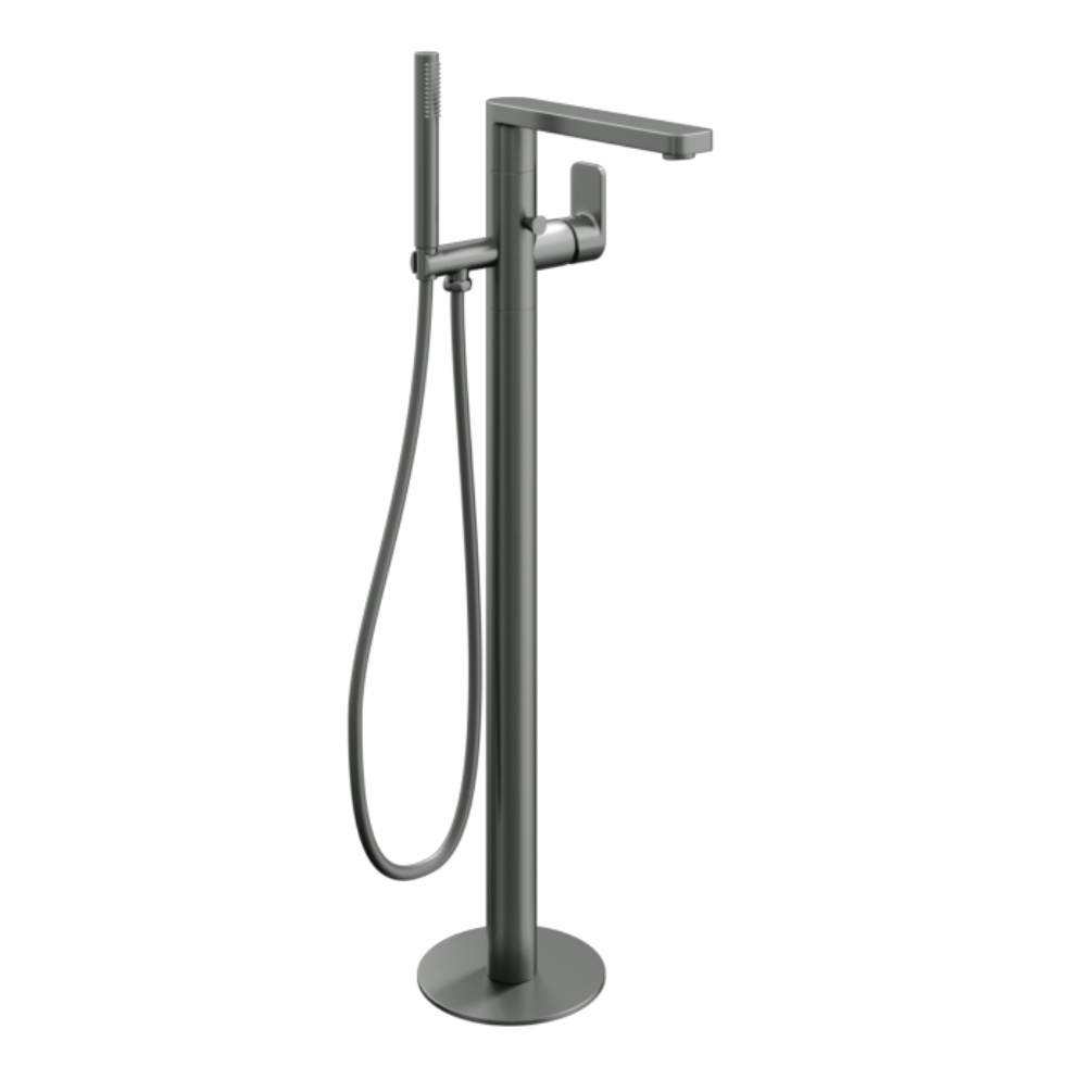 Product Cut out image of the Abacus Edge Anthracite Freestanding Bath Shower Mixer